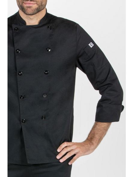 Chaqueta de cocina hombre negra [1]
