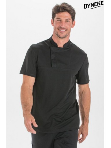 Camiseta negra caballero hostelería 'fusion'