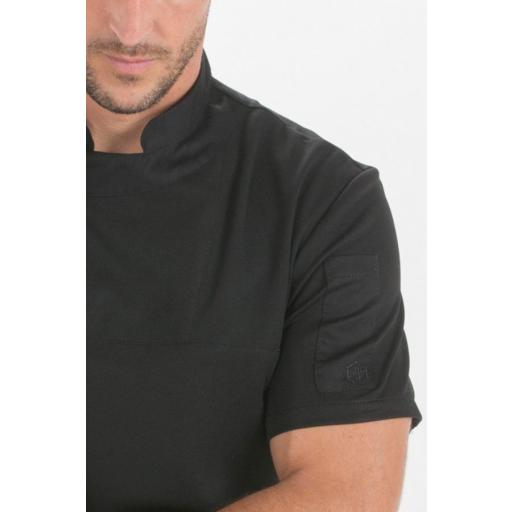 Camiseta negra caballero hostelería 'fusion' [1]
