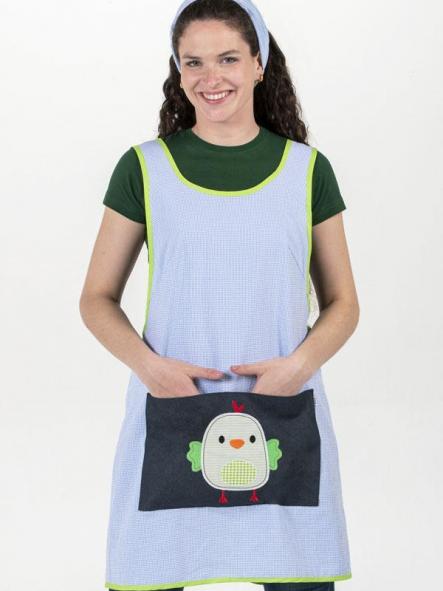 Estola maestra bordado pollito