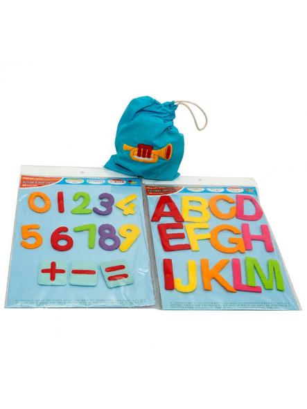 Pack letras, números y música para tapiz pared- 30 pcs