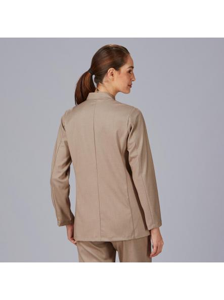 Chaqueta Mujer Cuello Mao Campos [4]