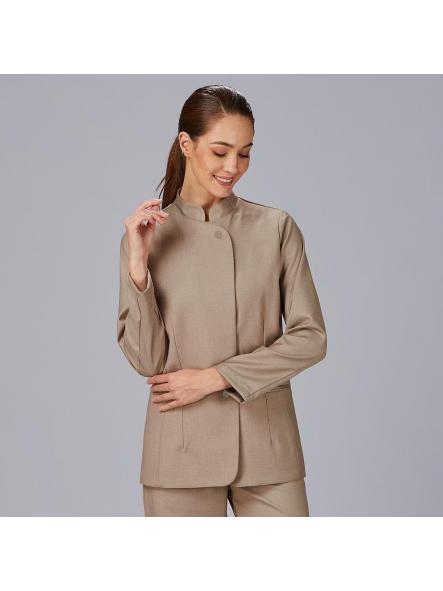 Chaqueta Mujer Cuello Mao Campos [0]