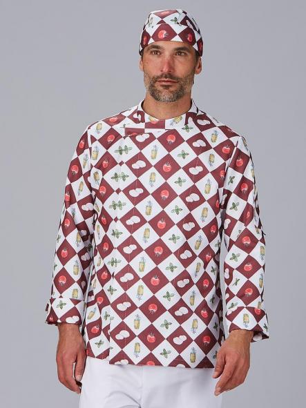 Chaqueta de Cocina Unisex Estampada Vázquez [2]