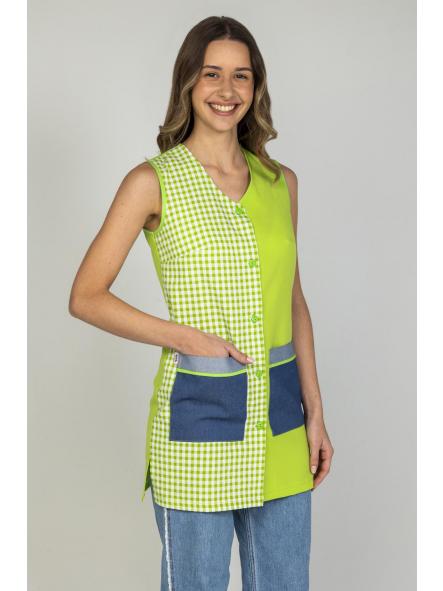 Casaca sin mangas bicolor [0]