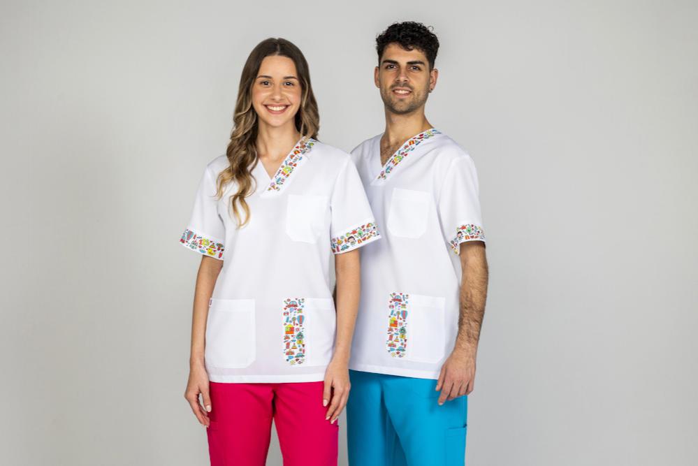 Casaca unisex manga corta «colorines»