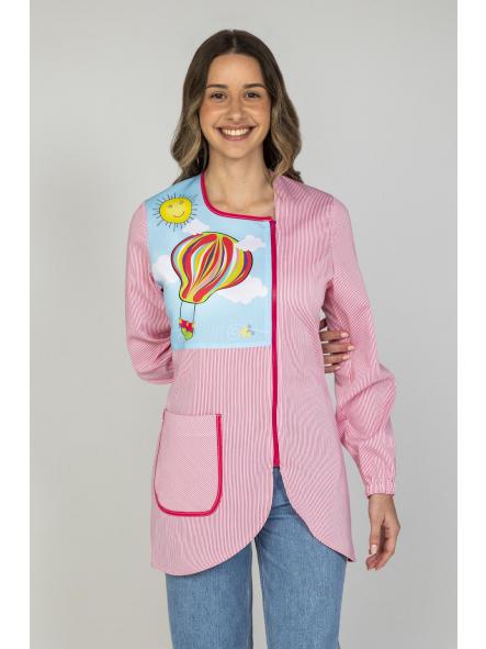 Bata manga larga globo [0]