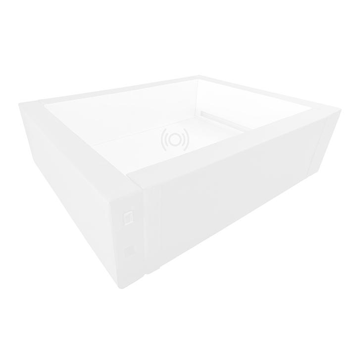 Piscina de bolas blanca con luz