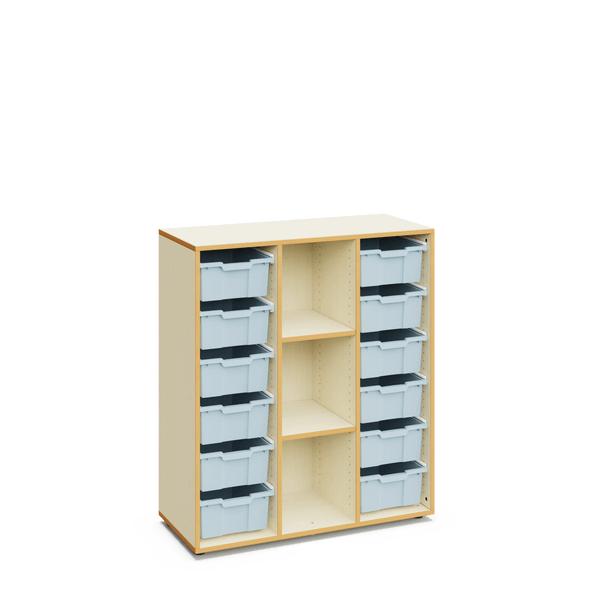 Armario Blair25 con 3 columnas y 12 cubetas grandes
