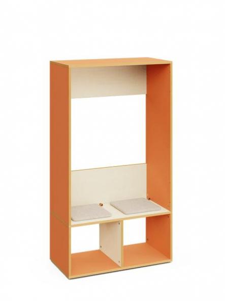 Banco escolar con almacenaje y estructura Bunko [5]