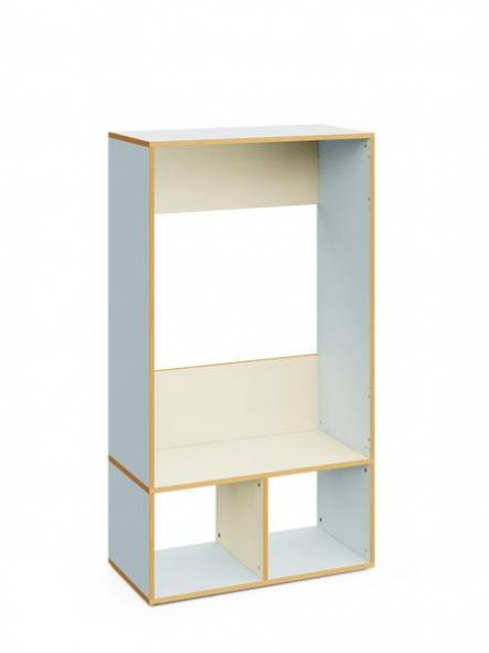 Banco escolar con almacenaje y estructura Bunko [1]