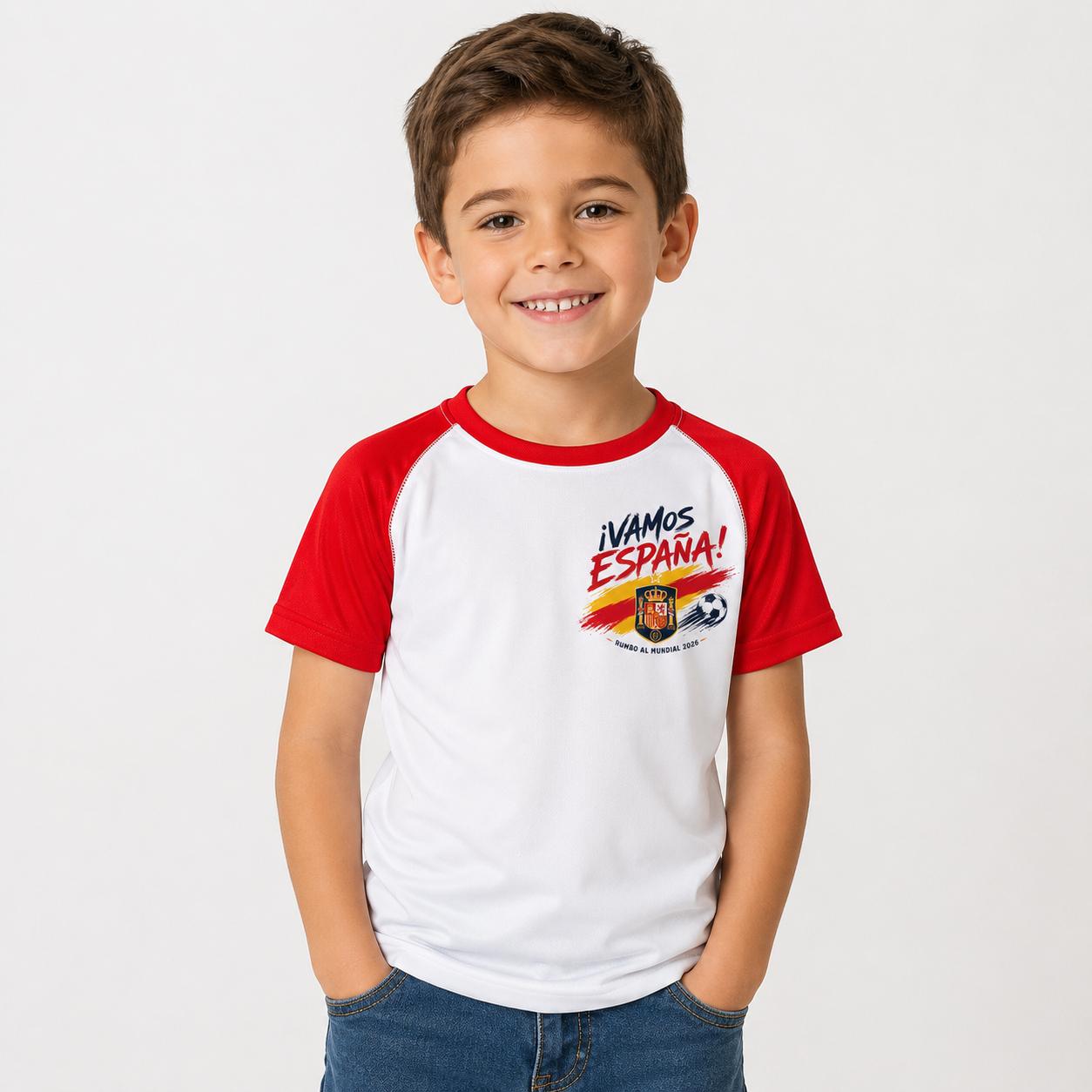 Camiseta Mundial Vamos España NIños