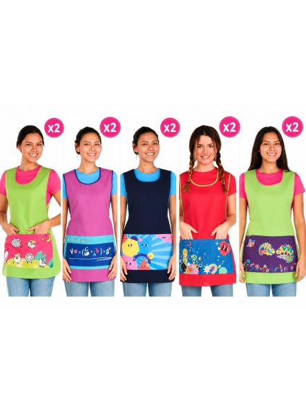 Pack de 10 estolas (2 de cada modelo) [0]