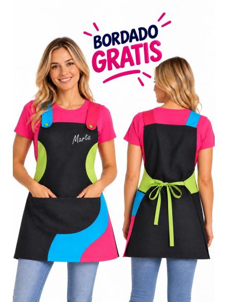 Estola Tejana Multicolor + bordado gratis