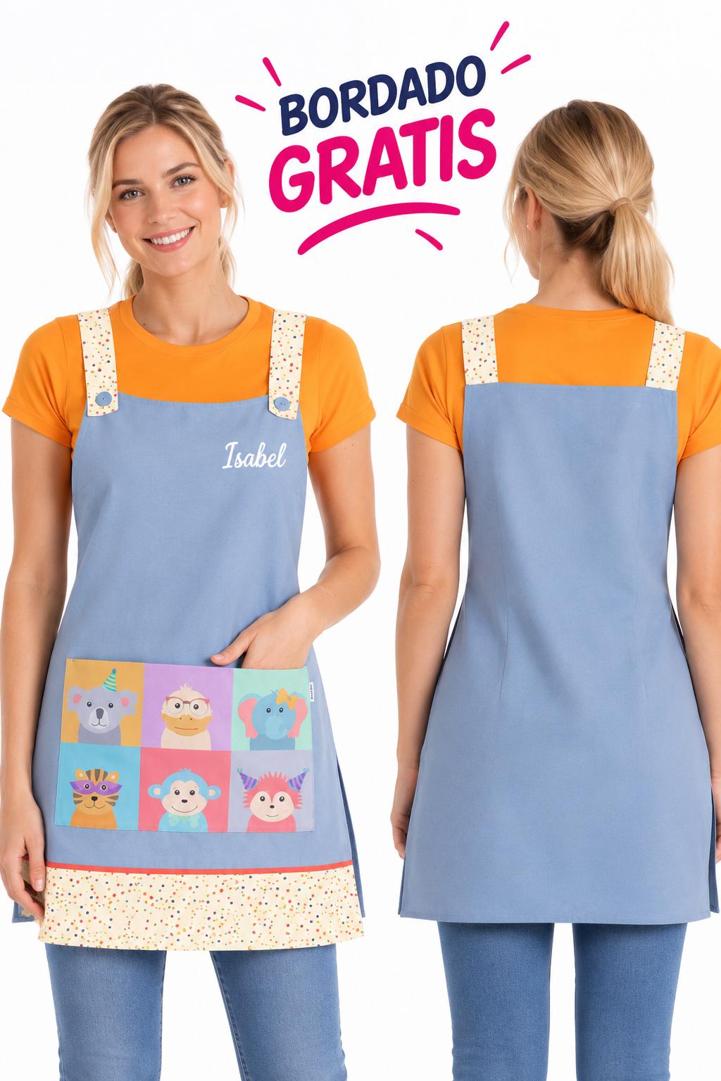Estola maestra mascotas + bordado gratis