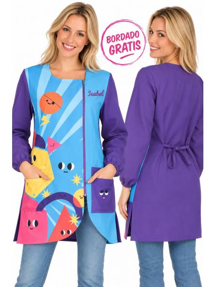 Bata Profesora Geométricos