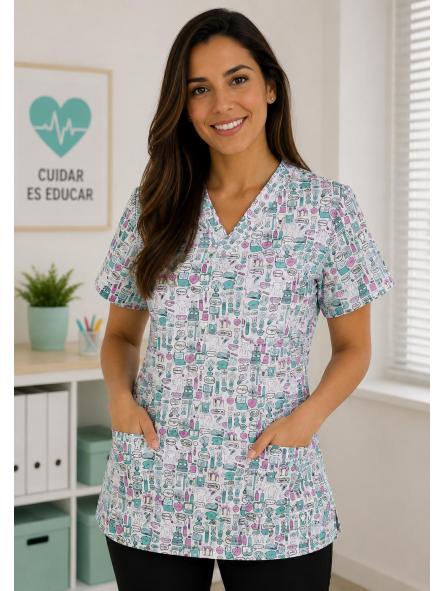 Casaca Dentista Microfibra