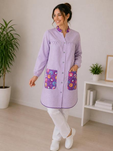 Bata Profesora Morado