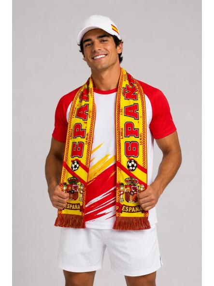 Pack Vamos España: Camiseta + Bufanda + Gorra