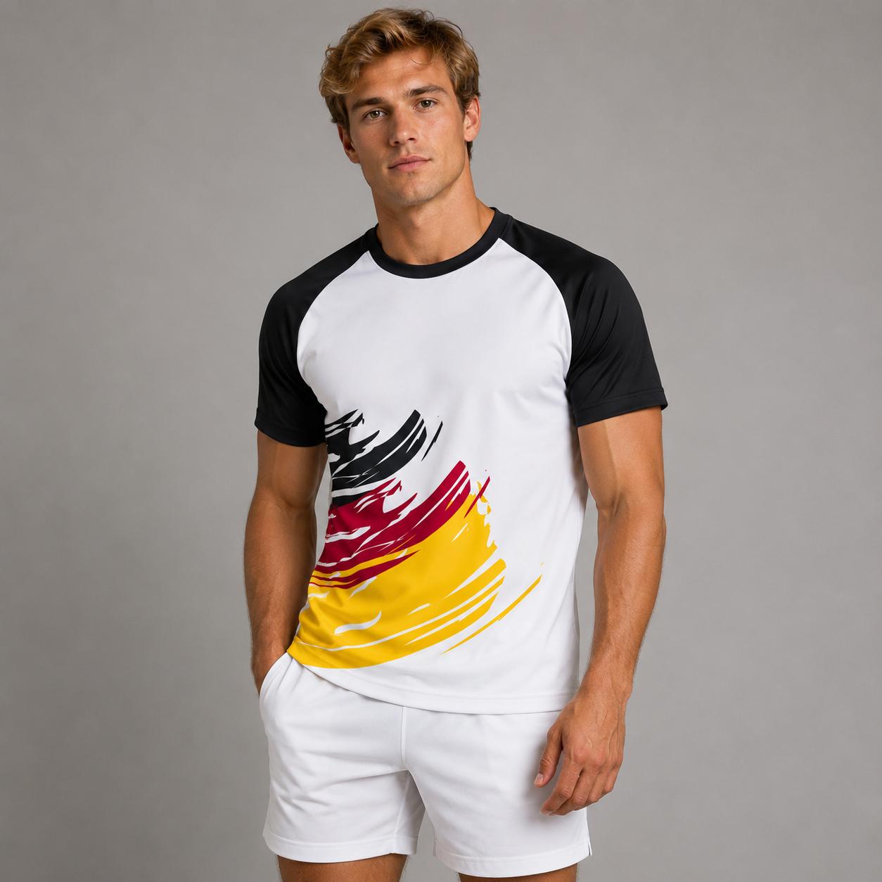 Kurzärmeliges T-Shirt WM-Fußballtrikot