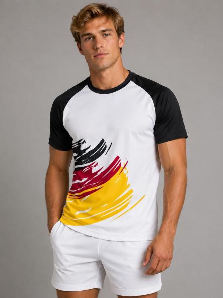 Kurzärmeliges T-Shirt WM-Fußballtrikot