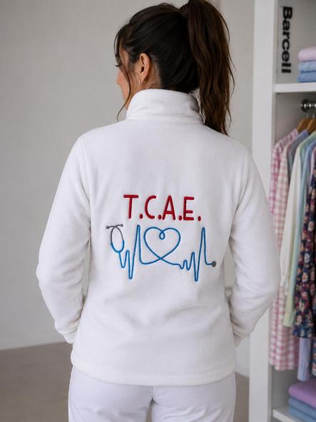 Chaqueta Polar TCAE Personalizada