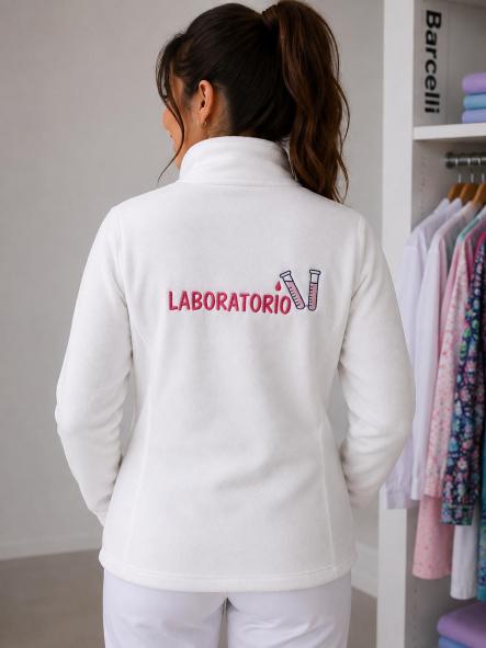 Chaqueta Polar Laboratorio Personalizada