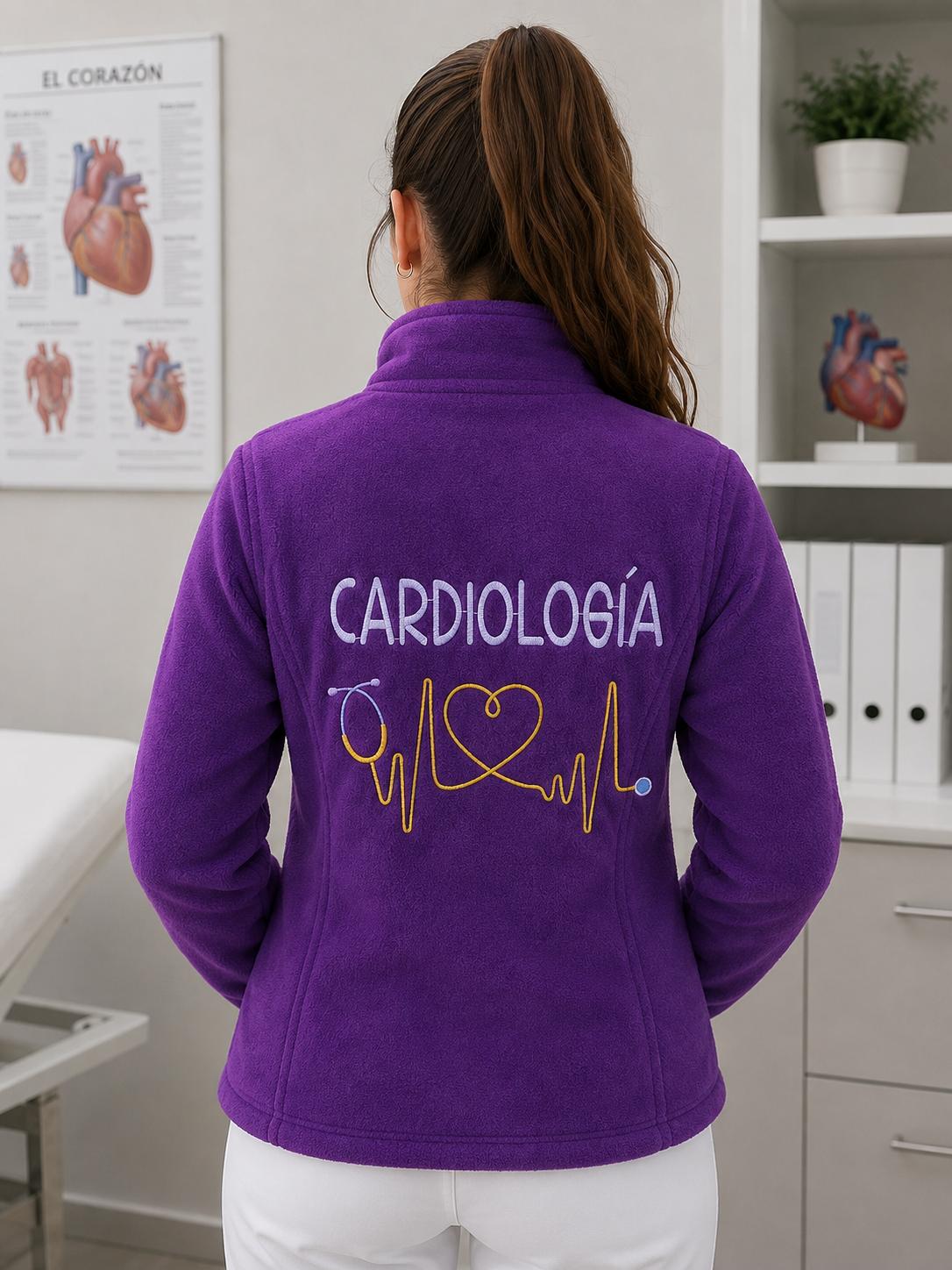 Chaqueta Polar Cardiología Personalizada