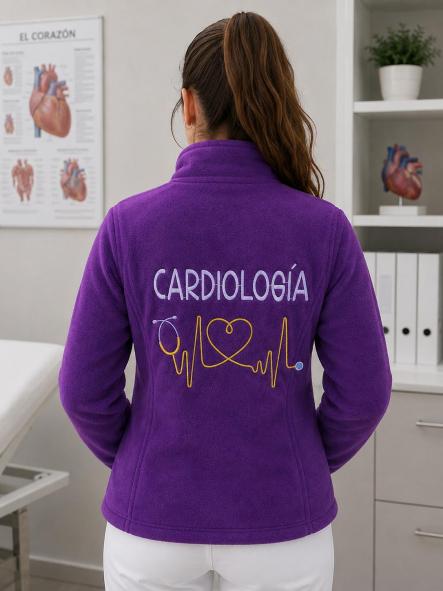 Chaqueta Polar Cardiología Personalizada