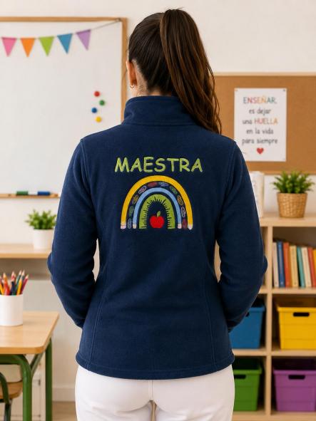 Chaqueta Polar Maestras Personalizada
