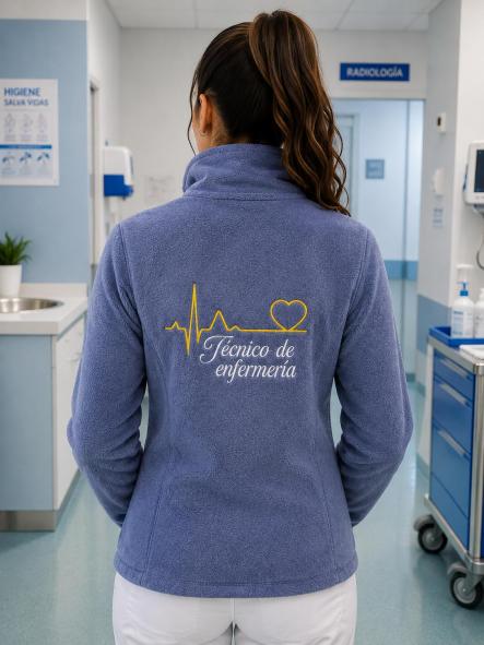 Chaqueta Polar Técnico de Enfermería Personalizada