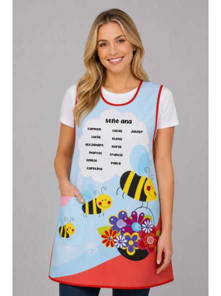 Estola personalizable ajustable «Abejitas» [0]