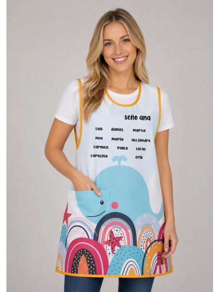 Estola personalizable ajustable «Ballena» [0]