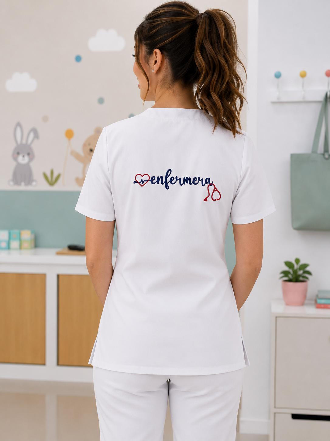 Casaca enfermera personalizada