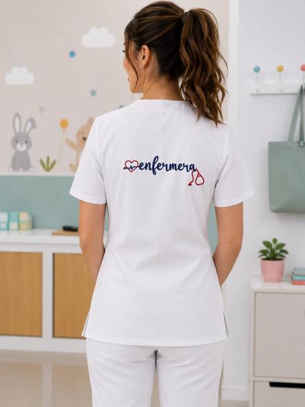 Casaca enfermera personalizada