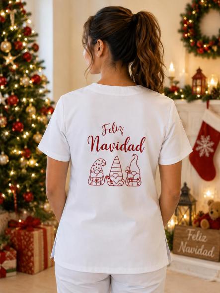 Casaca sanitaria Navidad personalizada