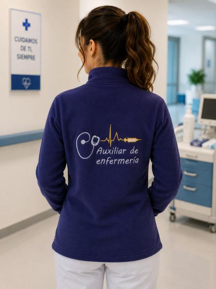 Chaqueta Polar Auxiliar de Enfermería