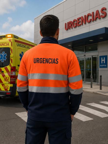 Chaqueta polar Alta Visibilidad Urgencias