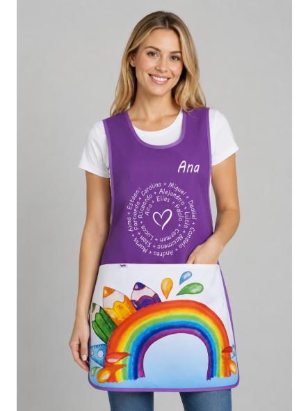 Estola personalizable «pintar el arcoíris»