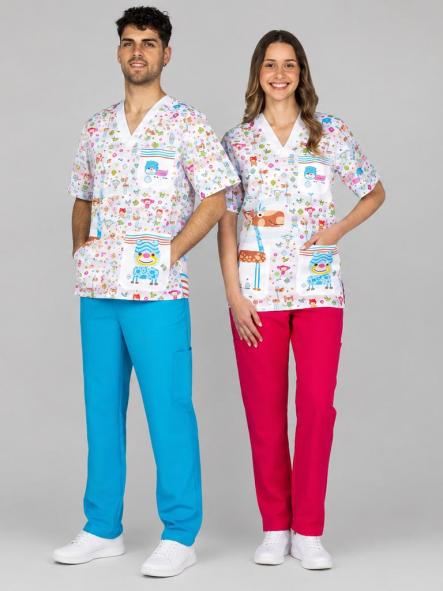 Casaca unisex manga corta «fauna»