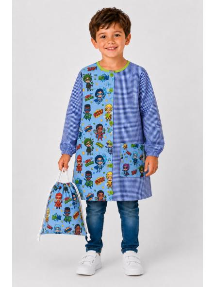 Babi superheroes + bolsila a juego de Regalo