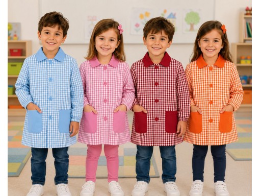 Bata Infantil Botón [4]