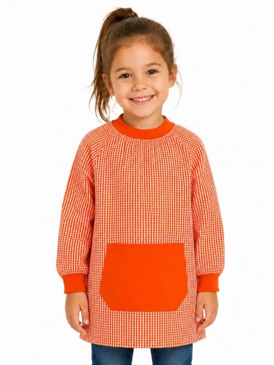 Bata infantil con cuello redondo [2]