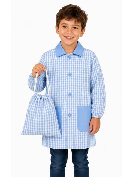 Pack Bata Infantil Botón + Bolsa Merienda [1]