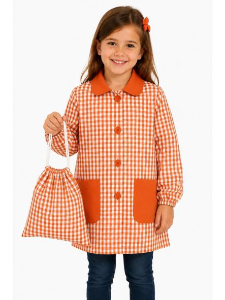 Pack Bata Infantil Botón + Bolsa Merienda [2]