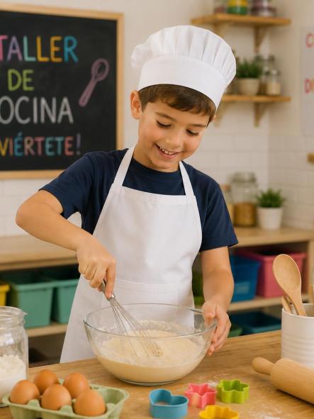 Set de delantal y gorro infantil [1]