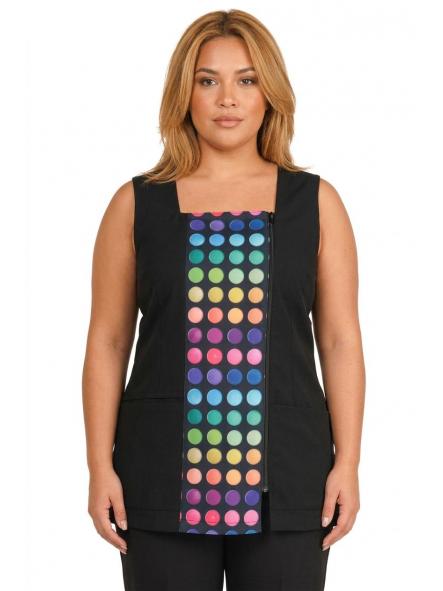 Casaca círculos colores