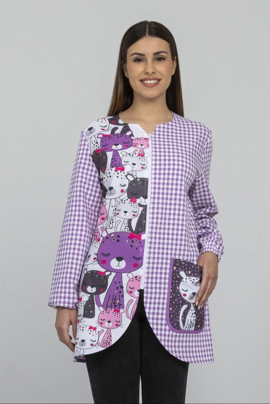 Bata corta «gatitas»