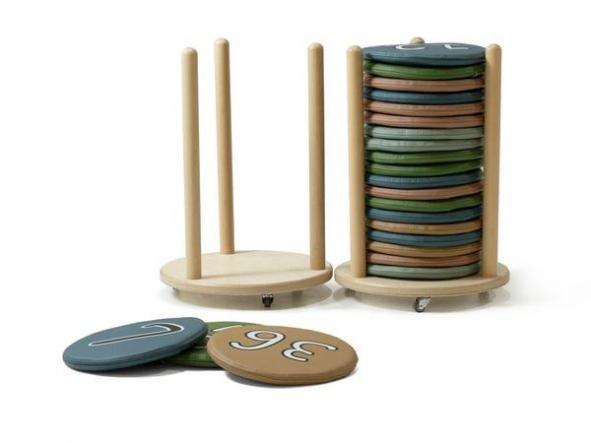 Cojines de suelo infantiles Palm (40 cojines+2 soportes) [0]