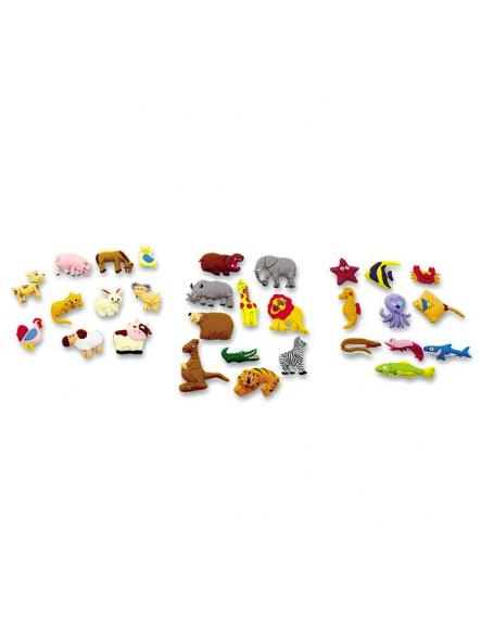 Pack animales para tapiz pared- 30 pcs